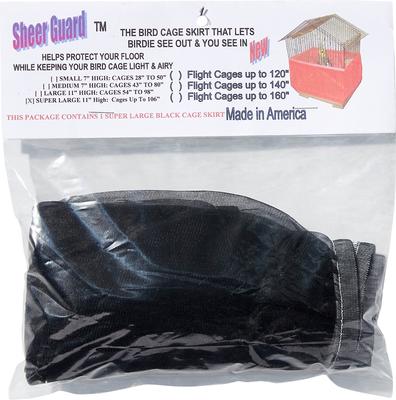 Show full view: Sheer Guard Bird Cage Skirt, Black, X-Large slide 2 of 6