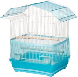 Sheer Guard Bird Cage Skirt, Teal, Small