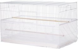 Sheer Guard Bird Cage Skirt, White, Large