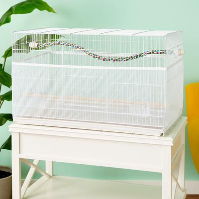 Show full view: Sheer Guard Bird Cage Skirt, White, Large slide 4 of 6