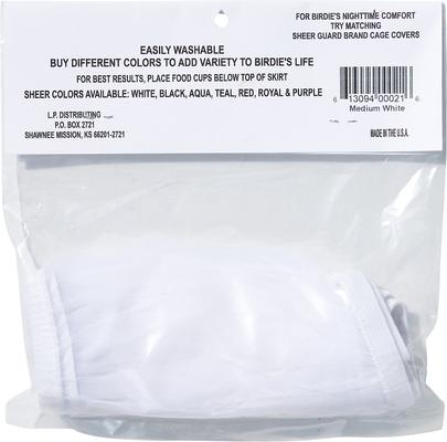 Show full view: Sheer Guard Bird Cage Skirt, White, Medium slide 3 of 6