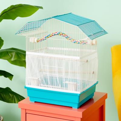 Show full view: Sheer Guard Bird Cage Skirt, White, Small slide 4 of 6