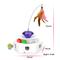 Show in main carousel: Shele Play Purrfect 4 in 1 Interactive Rotating Wand Cat Toy, White, Small slide 9 of 10