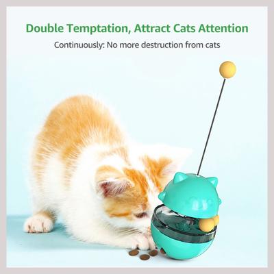 Show full view: Shele Tumbler Interactive Cat Toy, Turquoise slide 4 of 10