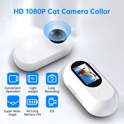 Shele Wireless Tracking Camera Dog & Cat Collar slide 2 of 9