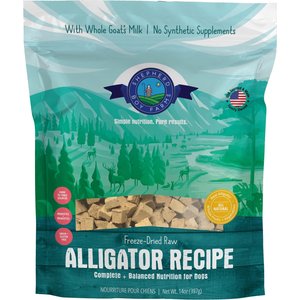 Shepherd Boy Farms Alligator Recipe Freeze-Dried Dog Food, 14-oz bag