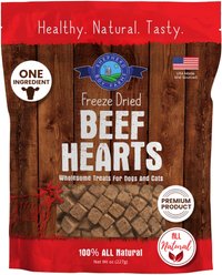 Shepherd Boy Farms Beef Hearts Freeze-Dried Dog & Cat Treats, 8-oz bag slide 1 of 9
