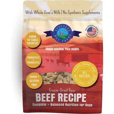 Shepherd Boy Farms Shepherd Boy Farms Beef Recipe Freeze-Dried Dog Food, 48-oz bag