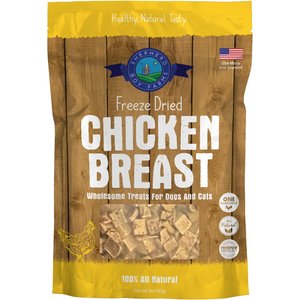 Shepherd Boy Farms Chicken Breast Freeze-Dried Dog & Cat Treats, 3-oz bag