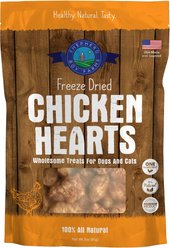 Shepherd Boy Farms Chicken Hearts Freeze-Dried Dog & Cat Treats, 3-oz bag
