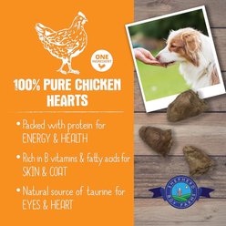 Shepherd Boy Farms Chicken Hearts Freeze-Dried Dog & Cat Treats, 3-oz bag slide 2 of 6