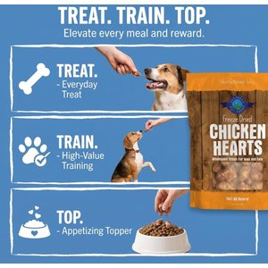 Shepherd Boy Farms Chicken Hearts Freeze-Dried Dog & Cat Treats, 8-oz bag