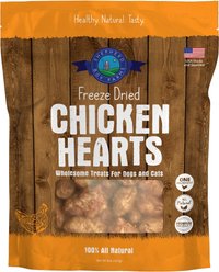 Shepherd Boy Farms Chicken Hearts Freeze-Dried Dog & Cat Treats, 8-oz bag