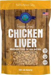 Shepherd Boy Farms Chicken Liver Freeze-Dried Dog & Cat Treats, 3-oz bag slide 1 of 6