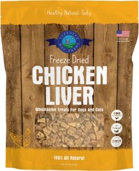 Shepherd Boy Farms Chicken Liver Freeze-Dried Dog & Cat Treats, 8-oz bag