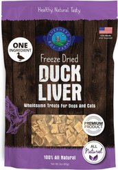 Shepherd Boy Farms Duck Liver Freeze-Dried Dog & Cat Treats, 3-oz bag