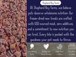 Shepherd Boy Farms Duck Liver Freeze-Dried Dog & Cat Treats, 3-oz bag slide 2 of 9