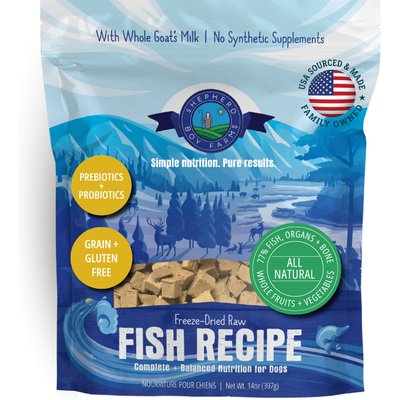 Shepherd Boy Farms Shepherd Boy Farms Fish Medley Recipe Freeze-Dried Dog Food, 14-oz bag