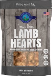 Shepherd Boy Farms Lamb Hearts Freeze-Dried Dog & Cat Treats, 3-oz bag