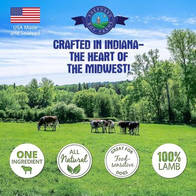 Show full view: Shepherd Boy Farms Lamb Hearts Freeze-Dried Dog & Cat Treats, 3-oz bag slide 5 of 8