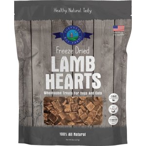 Shepherd Boy Farms Lamb Hearts Freeze-Dried Dog & Cat Treats, 8-oz bag