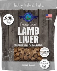 Shepherd Boy Farms Lamb Liver Freeze-Dried Dog & Cat Treats, 8-oz bag