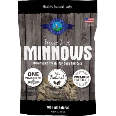 Shepherd Boy Farms Shepherd Boy Farms Minnows Freeze-Dried Dog & Cat Treats, 2-oz bag
