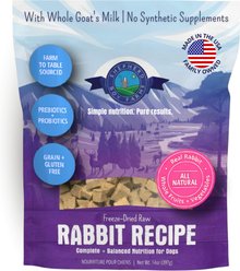 Shepherd Boy Farms Rabbit Recipe Freeze-Dried Dog Food, 14-oz bag