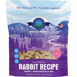Shepherd Boy Farms Rabbit Recipe Freeze-Dried Dog Food, 14-oz bag