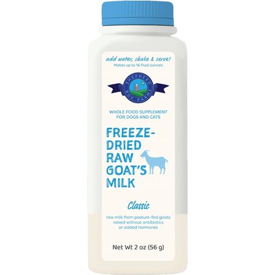 Shepherd Boy Farms Shepherd Boy Farms Raw Goat's Milk Classic Freeze-Dried Dog & Cat Treats, 16-oz bottle
