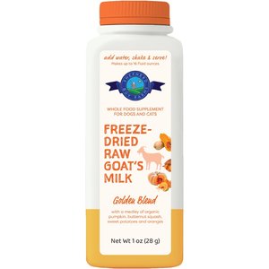 Shepherd Boy Farms Raw Goat's Milk Golden Freeze-Dried Dog & Cat Treats, 16-oz bottle