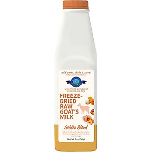 Shepherd Boy Farms Raw Goat's Milk Golden Freeze-Dried Dog & Cat Treats, 32-oz bottle