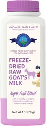 Shepherd Boy Farms Raw Goat's Milk Super Fruit Blend Freeze-Dried Dog & Cat Treats, 16-oz bottle