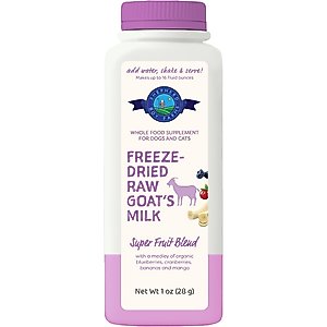Shepherd Boy Farms Raw Goat's Milk Super Fruit Blend Freeze-Dried Dog & Cat Treats, 16-oz bottle