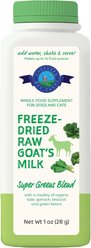 Shepherd Boy Farms Raw Goat's Milk Super Greens Blend Freeze-Dried Dog & Cat Treats, 16-oz bottle