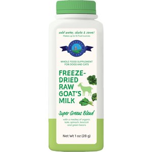 Shepherd Boy Farms Raw Goat's Milk Super Greens Blend Freeze-Dried Dog & Cat Treats, 16-oz bottle