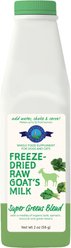 Shepherd Boy Farms Raw Goat's Milk Super Greens Blend Freeze-Dried Dog & Cat Treats, 32-oz bottle