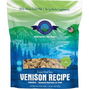 Shepherd Boy Farms Venison Recipe Freeze-Dried Dog Food, 14-oz bag