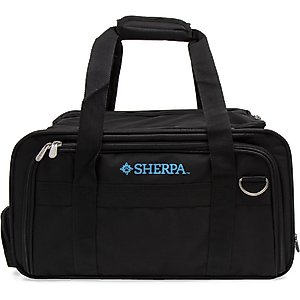 Sherpa Airline Approved Expandable Cat & Dog Travel Carrier, Black, Medium