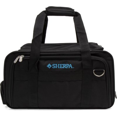 Sherpa Sherpa Airline Approved Expandable Cat & Dog Travel Carrier, Black, Medium