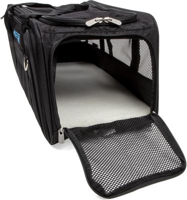 Show full view: Sherpa Airline Approved Expandable Cat & Dog Travel Carrier, Black, Medium slide 3 of 8
