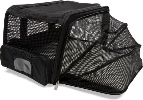 Show full view: Sherpa Airline Approved Expandable Cat & Dog Travel Carrier, Black, Medium slide 4 of 8