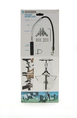 Show full view: Sherpa Cycleash Dog Bike Leash, Large, Silver slide 5 of 6