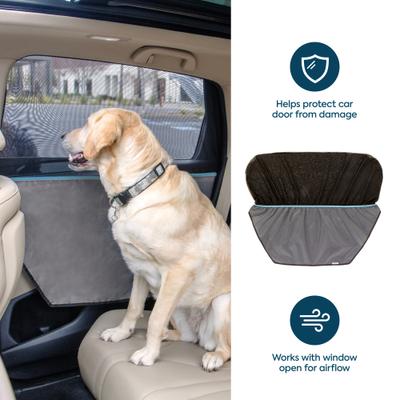 Show full view: Sherpa Easy Fit 2-in-1 Car Door & Window Protector, Gray slide 4 of 8