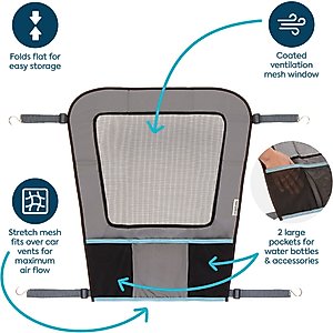 Sherpa Easy Fit Auto Pet Barrier, Gray