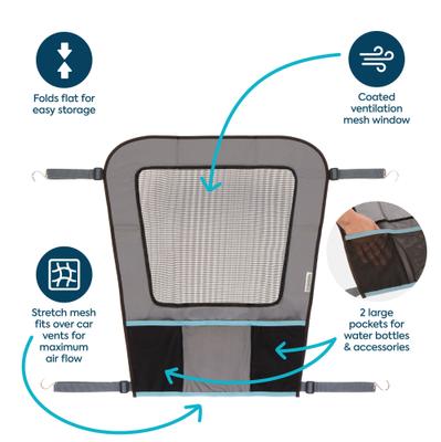 Show full view: Sherpa Easy Fit Auto Pet Barrier, Gray slide 4 of 8