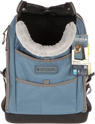 Show full view: Sherpa Elevation Backpack Dog & Cat Carrier, Blue, Medium slide 2 of 10