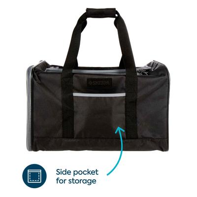 Show full view: Sherpa Essential Soft Sided Dog & Cat Carrier, Black, Large slide 9 of 10