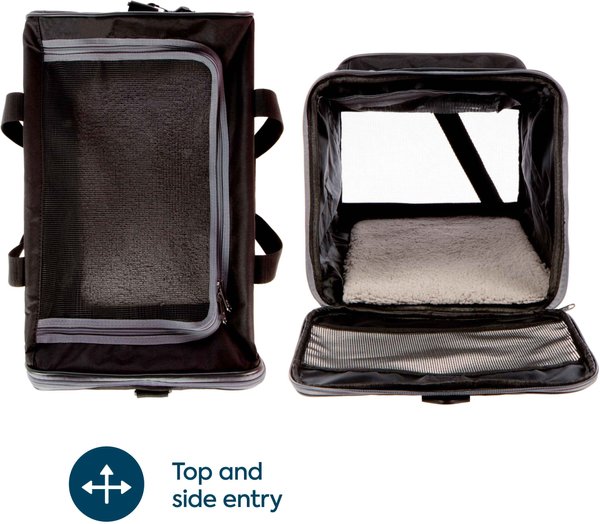 Show full view: Sherpa Essential Soft Sided Dog & Cat Carrier, Black, Large slide 8 of 10