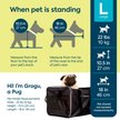 Show in main carousel: Sherpa Essential Soft Sided Dog & Cat Carrier, Black, Large slide 6 of 10
